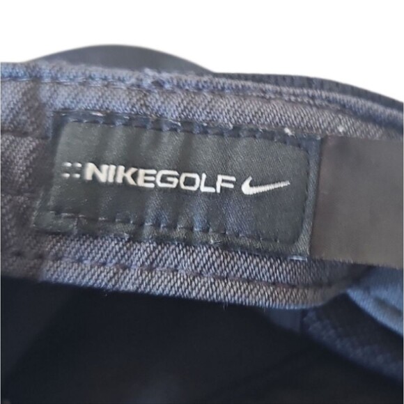 Nike Golf Black Embroidered Logo Hat Adjustable Unisex Outdoor Running Workout - Picture 9 of 10